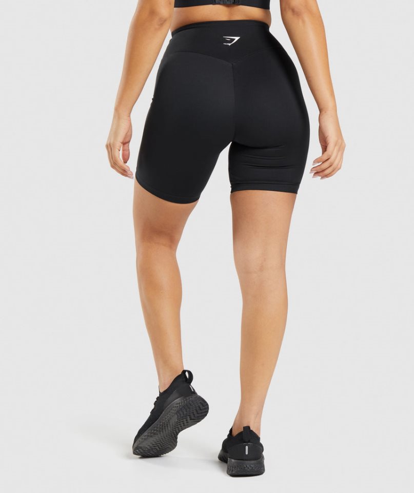 Women's Gymshark Training Cycling Shorts Black | NZ 8CMRYI